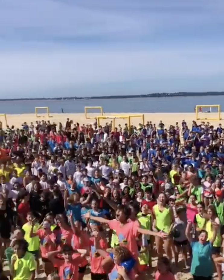 Sortie AS Jeux sur sable UNSS à Arcachon (5ème)