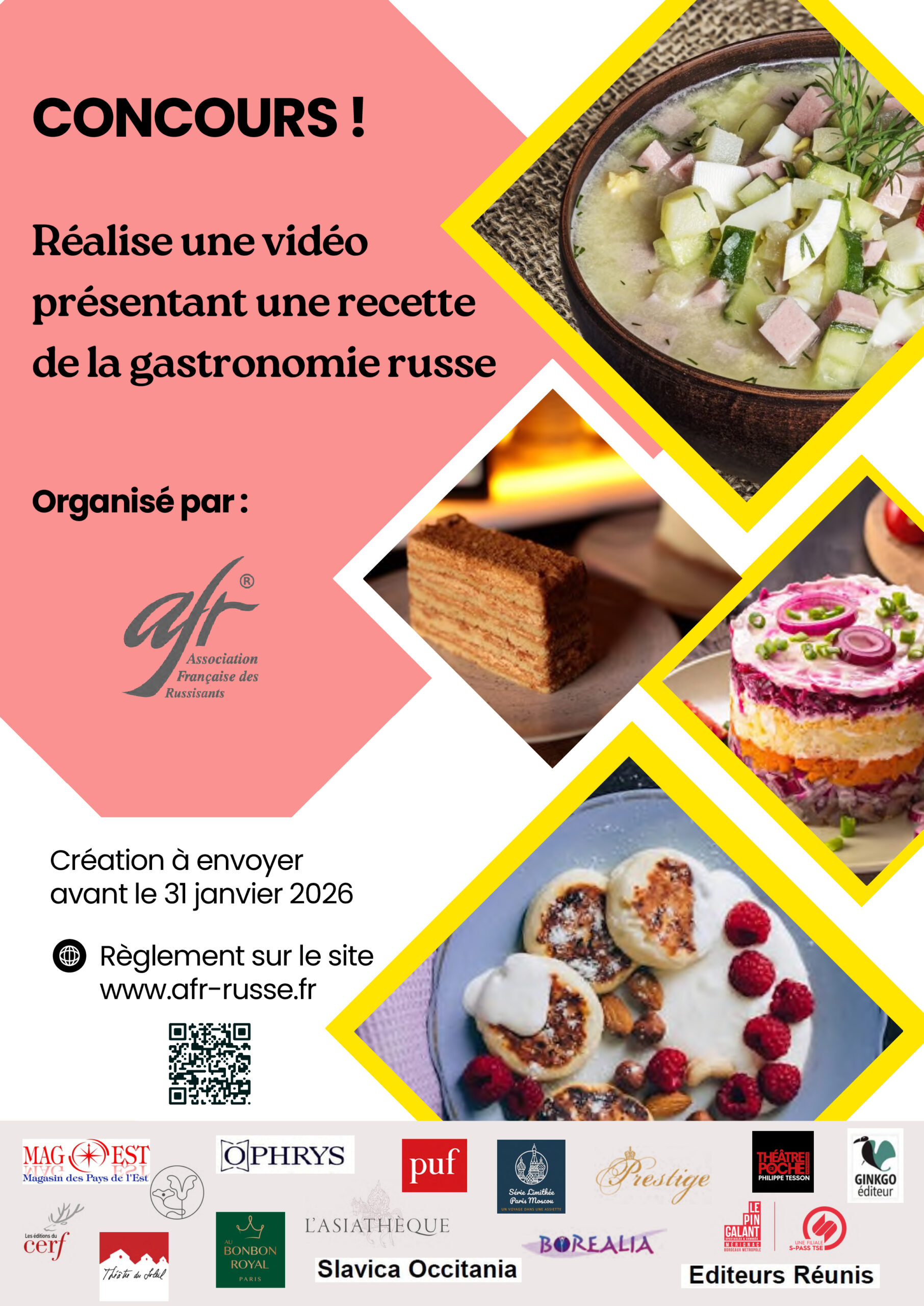 Lauréats concours Gastronomie russe